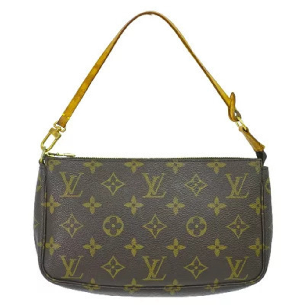Louis Vuitton LV Pochette Accessoires Monogram Pouch Canvas Brown